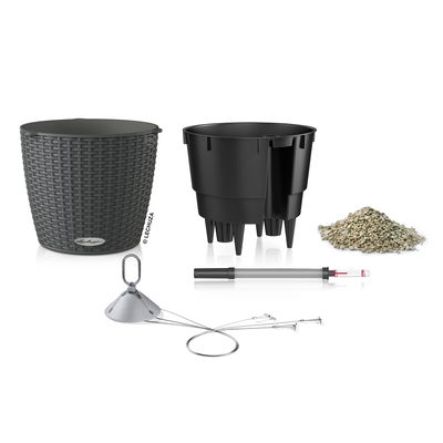 Lechuza 'Nido Cottage 28', granit, ca. Ø 27 x H 23 cm Lechuza 'Nido Cottage 28', granit, ca. Ø 27 x H 23 cm