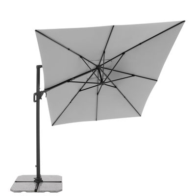 Pendelschirm 'Ravenna HFX', hellgrau, 340 x 270 cm