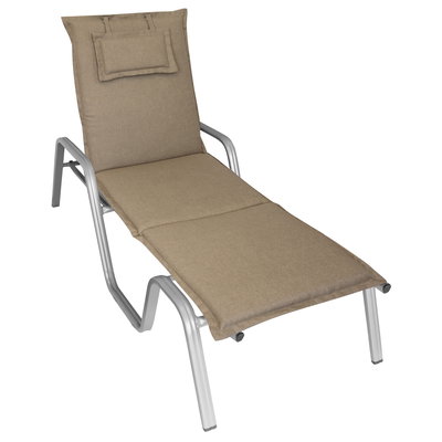 Kölle Rollliegenauflage 'SunDance', taupe, ca. 202 x 65 cm Kölle Rollliegenauflage 'SunDance', taupe, ca. 202 x 65 cm