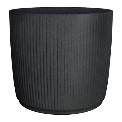 Scheurich Pflanzgefäß 'Linetto', schwarz, ca. Ø 47 x H 43 cm Scheurich Pflanzgefäß 'Linetto', schwarz, ca. Ø 47 x H 43 cm