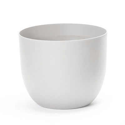 Euro 3 Plast Pflanzkübel 'Rio', weiß, ca. Ø 39 x H 32,5 cm