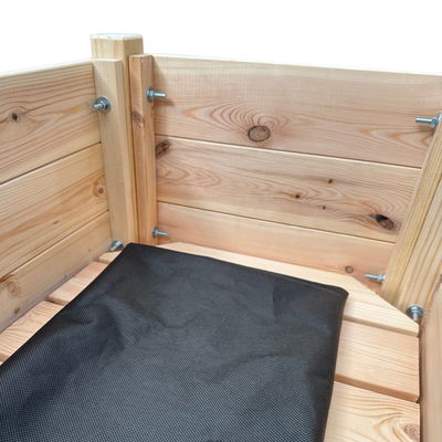 Kinderhochbeet inkl. Wurzeltuch, 63 x 43 x 54,5 cm