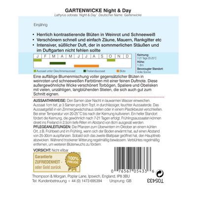 Thompson & Morgan Blumensamen Gartenwicke Thompson & Morgan Blumensamen Gartenwicke