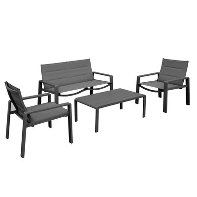 Loungegruppe 'Han', 4tlg., grau Loungegruppe 'Han', 4tlg., grau