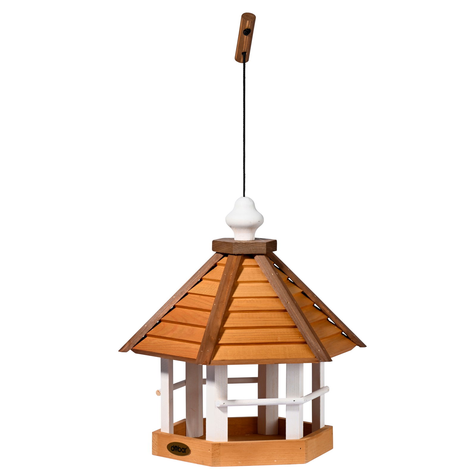 Vogelfutterhaus 'White Wood', ca. 32 x 28 x H33 cm