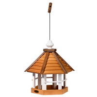 Vogelfutterhaus 'White Wood', ca. 32 x 28 x H33 cm