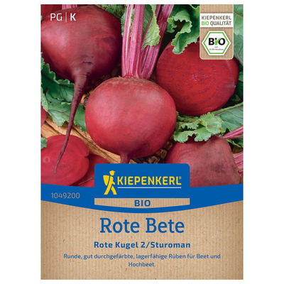 Bio-Gemüsesamen, Rote Bete Bio-Gemüsesamen, Rote Bete