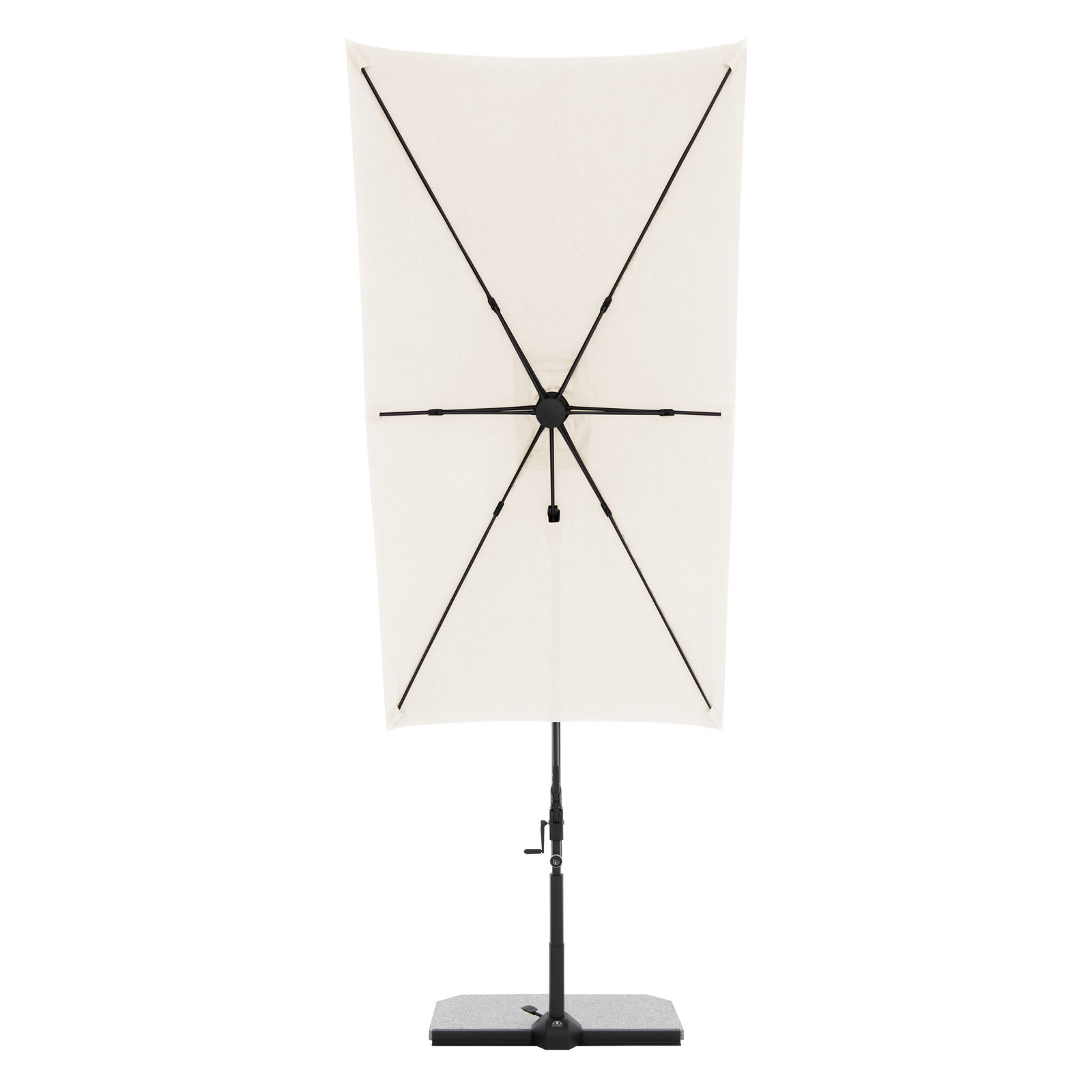 Doppler Pendelschirm 'Active', Green Edition City, natur, ca. 240 x 135 cm