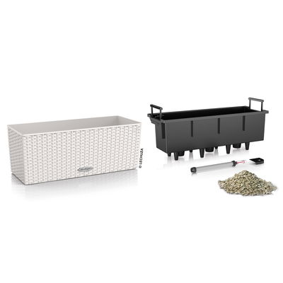 Lechuza 'Balconera Cottage 50', lichtgrau, ca. 50 x 19 x H 19 cm