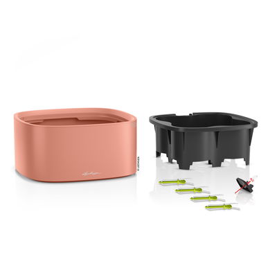 Lechuza 'Pila Color Stick', korallrot, ca. 35 x 35 x H 16,6 cm Lechuza 'Pila Color Stick', korallrot, ca. 35 x 35 x H 16,6 cm