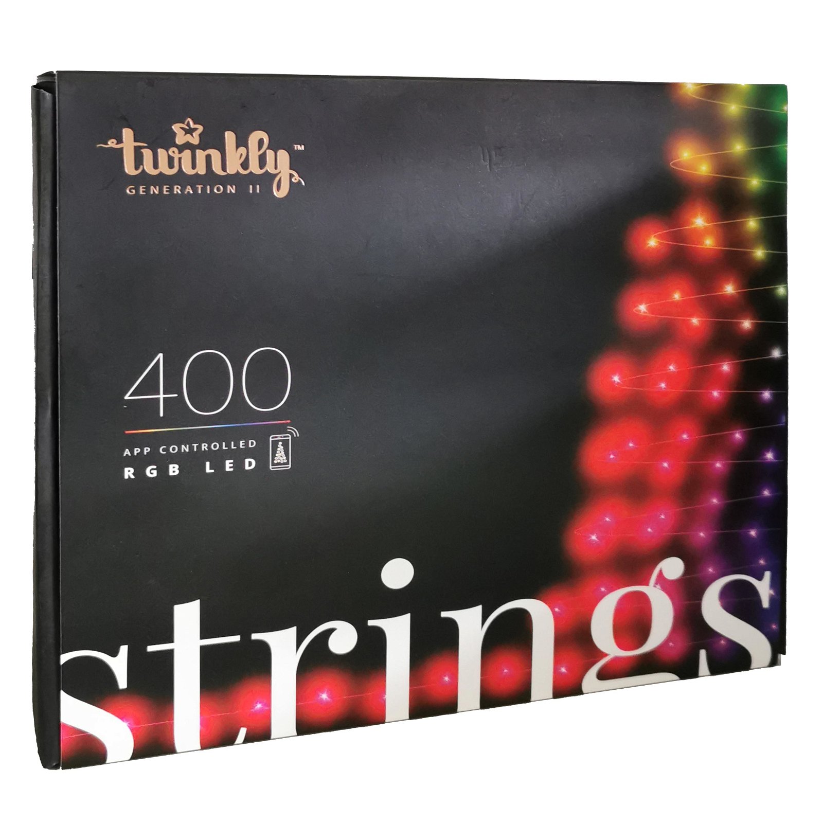 Twinkly LED Lichterkette Strings, 400 LEDs, 32 m, Steuerung via App