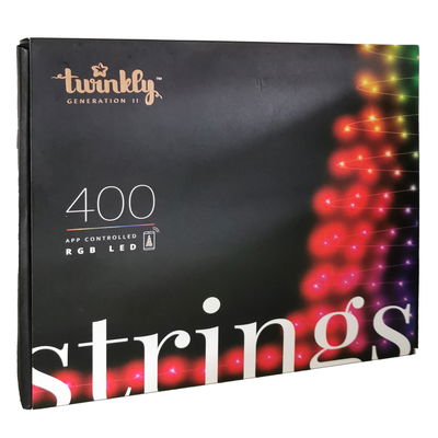 Twinkly LED Lichterkette 'Strings', bunt, 400 LEDs, Länge ca. 32 m Twinkly LED Lichterkette 'Strings', bunt, 400 LEDs, Länge ca. 32 m