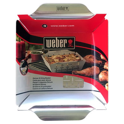 Weber® Style™ Gemüsekorb groß, Edelstahl, 37 x 30 x 6,5 cm Weber® Style™ Gemüsekorb groß, Edelstahl, 37 x 30 x 6,5 cm