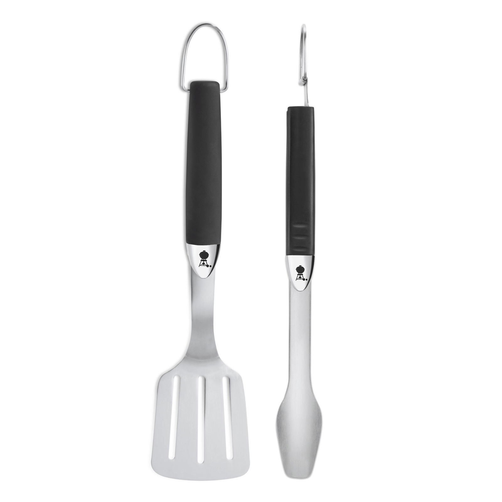 Weber® Original Grillbesteck Kompakt, 2-teilig, Edelstahl, schwarz
