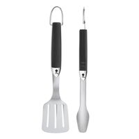 Weber® Original Grillbesteck Kompakt, 2-teilig, Edelstahl, schwarz