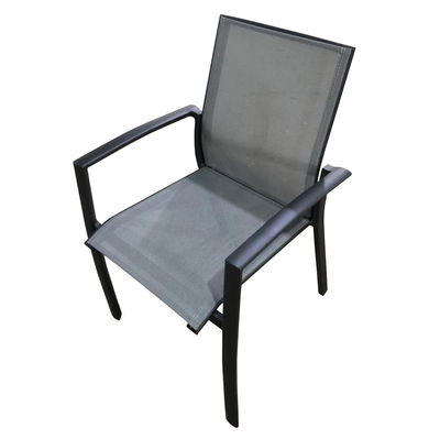 Kölle Alu-Textilen Stapelsessel 'Iris', grau Kölle Alu-Textilen Stapelsessel 'Iris', grau