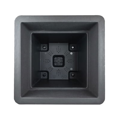 Eda Pflanzgefäß 'Carel', anthrazit, ca. 40 x 40 x H 40 cm