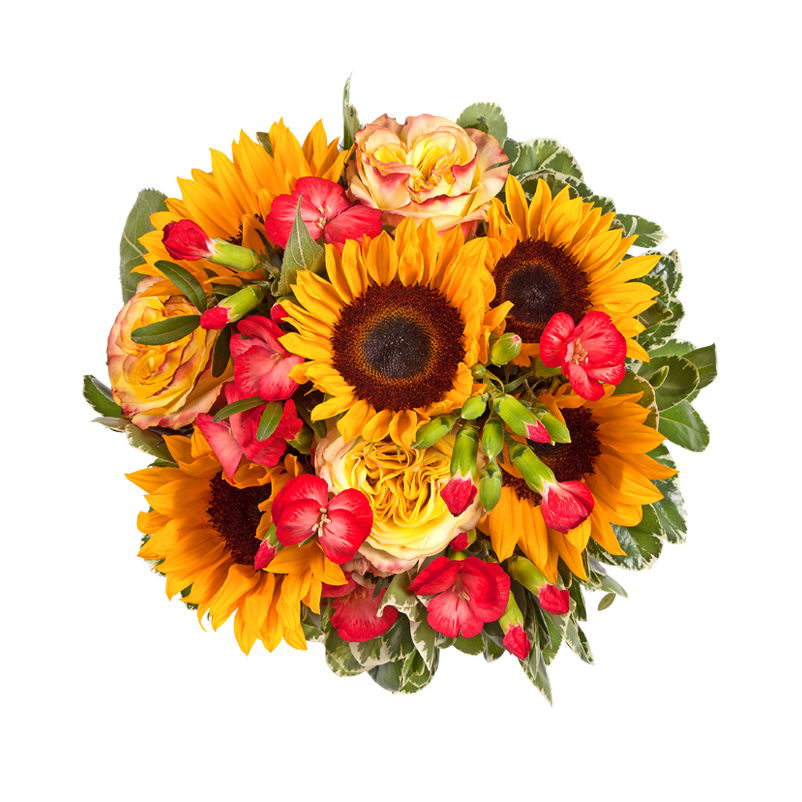 Blumenstrauß 'Viel Glück' inkl. gratis Grußkarte