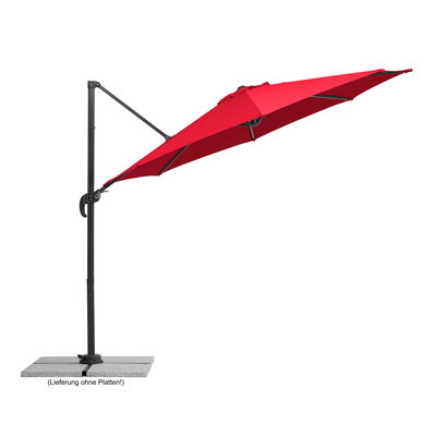 Schneider Sonnenschirm 'Rhodos Junior', rot, ca. Ø 300 cm