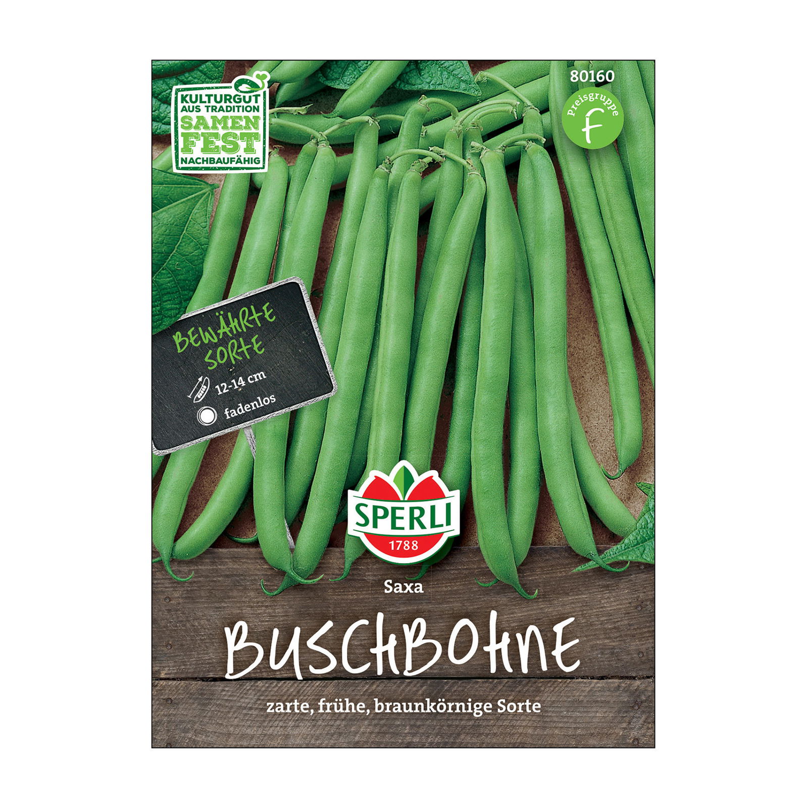 Gemüsesamen, Buschbohne 'Saxa'