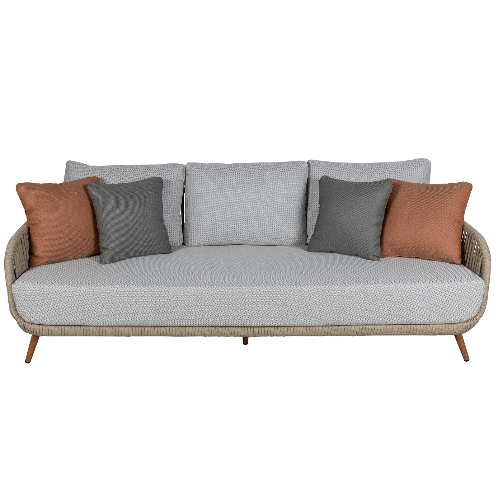 Kölle Loungesofa 'Cafune' inkl. Auflagen & 4 Kissen, grau/beige Kölle Loungesofa 'Cafune' inkl. Auflagen & 4 Kissen, grau/beige