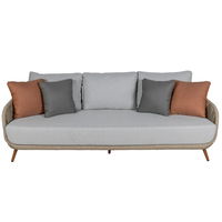 Kölle Loungesofa 'Cafune' inkl. Auflagen & 4 Kissen, grau/beige Kölle Loungesofa 'Cafune' inkl. Auflagen & 4 Kissen, grau/beige