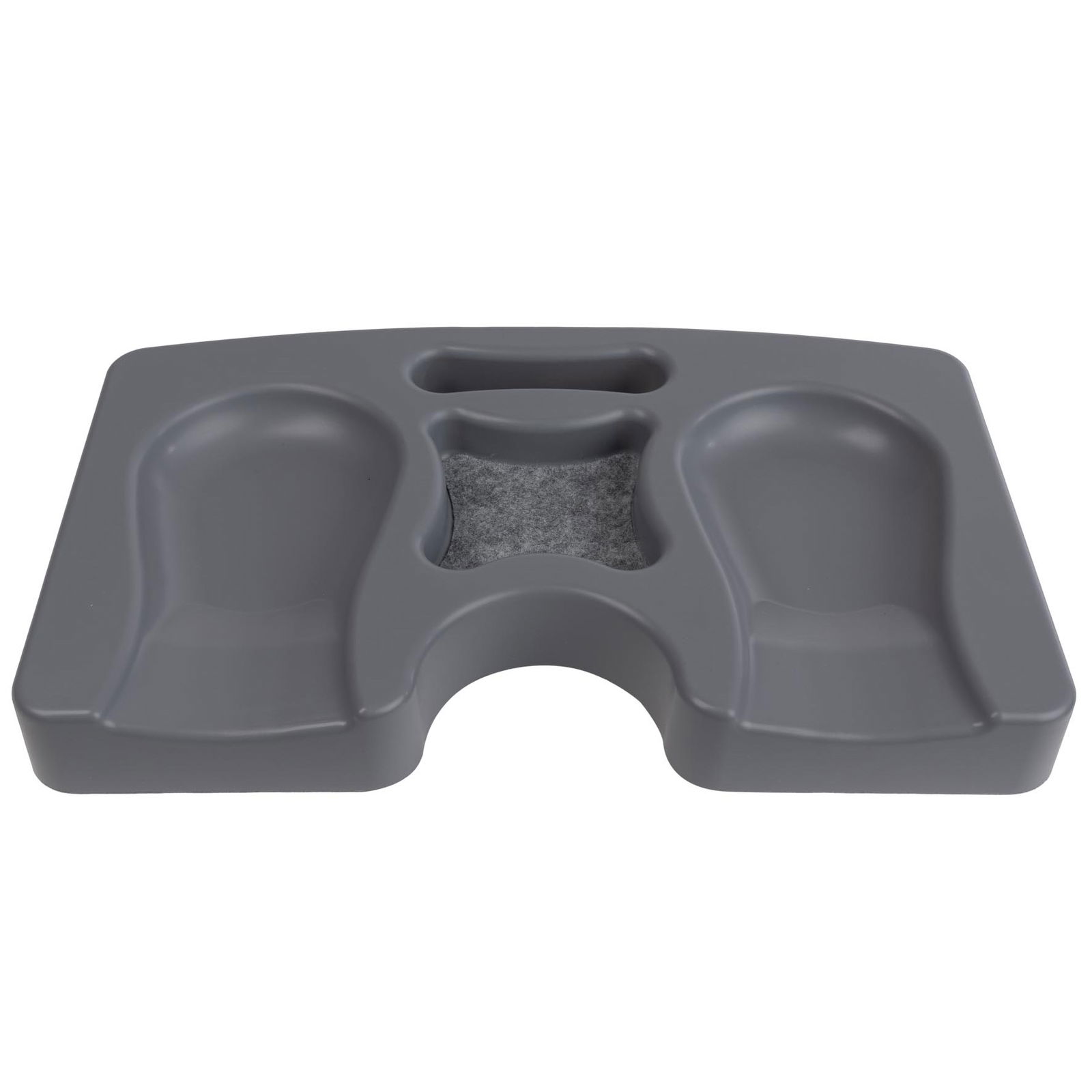 Kniekissen, grau, ca. 41 x 25 x 4,5 cm Kniekissen, grau, ca. 41 x 25 x 4,5 cm