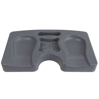 Kniekissen, grau, ca. 41 x 25 x 4,5 cm Kniekissen, grau, ca. 41 x 25 x 4,5 cm