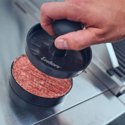 Enders Burgerpresse, schwarz, Kunststoff, Ø 7 cm Enders Burgerpresse, schwarz, Kunststoff, Ø 7 cm