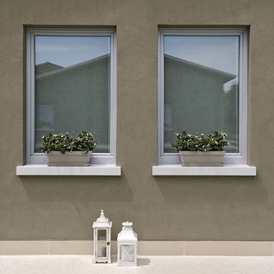 Euro 3 Plast Pflanzkasten 'Mitu Pac', taupe, ca. 50 x 18 x H 16,5 cm