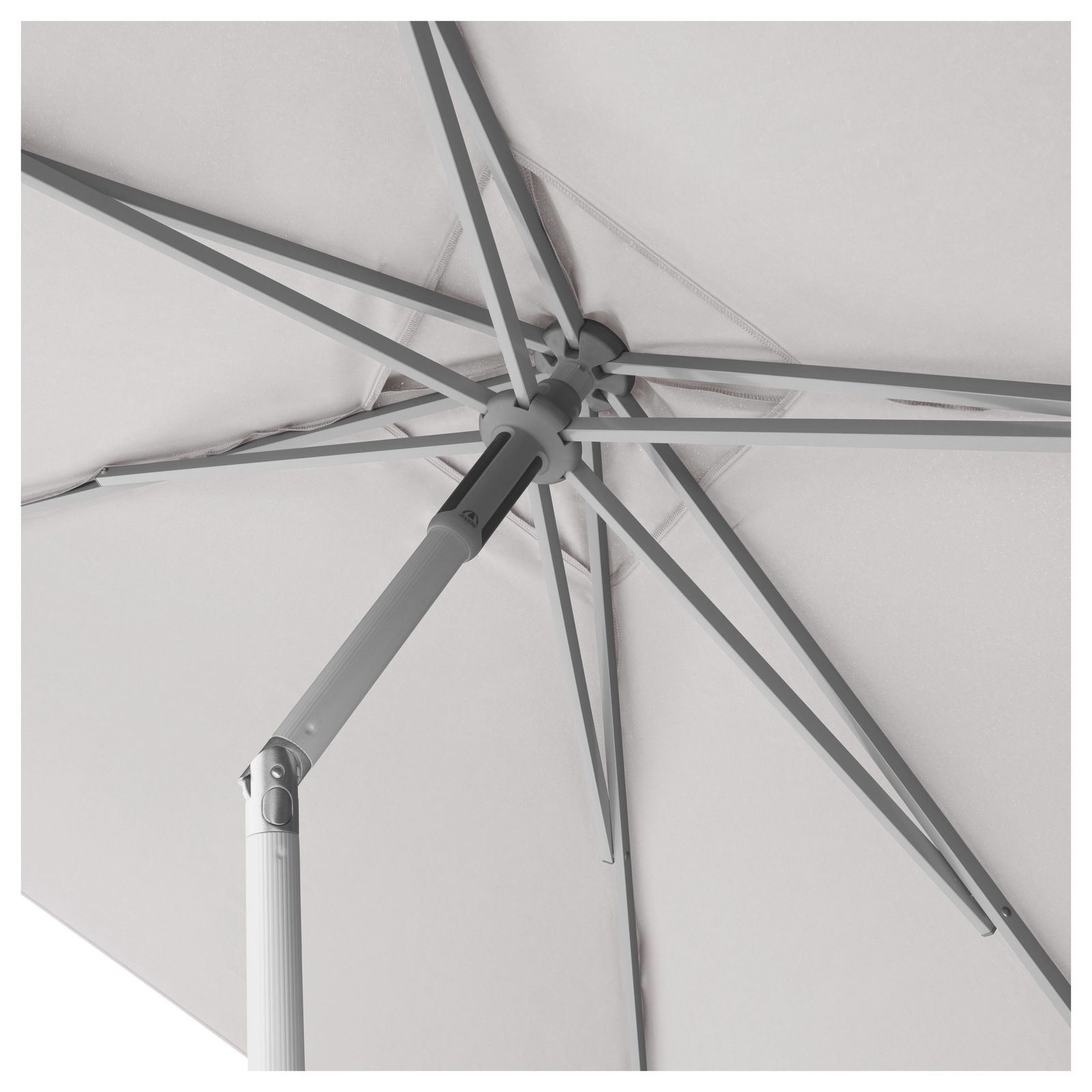 Doppler Sonnenschirm 'Act Neo Push Up', hellgrau, Ø ca. 310 cm