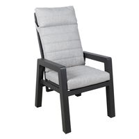 Kölle Hochlehnersessel 'Windsor' inkl. Auflagen, grau