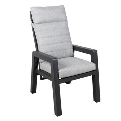 Kölle Hochlehnersessel 'Windsor' inkl. Auflagen, grau