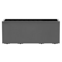 Euro 3 Plast Pflanzkasten 'Kebe', anthrazit, ca. 99,5 x 39,5 x H 39,5 cm