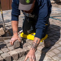 Kniekissen, gelb, ca. 41 x 25 x 4,5 cm Kniekissen, gelb, ca. 41 x 25 x 4,5 cm