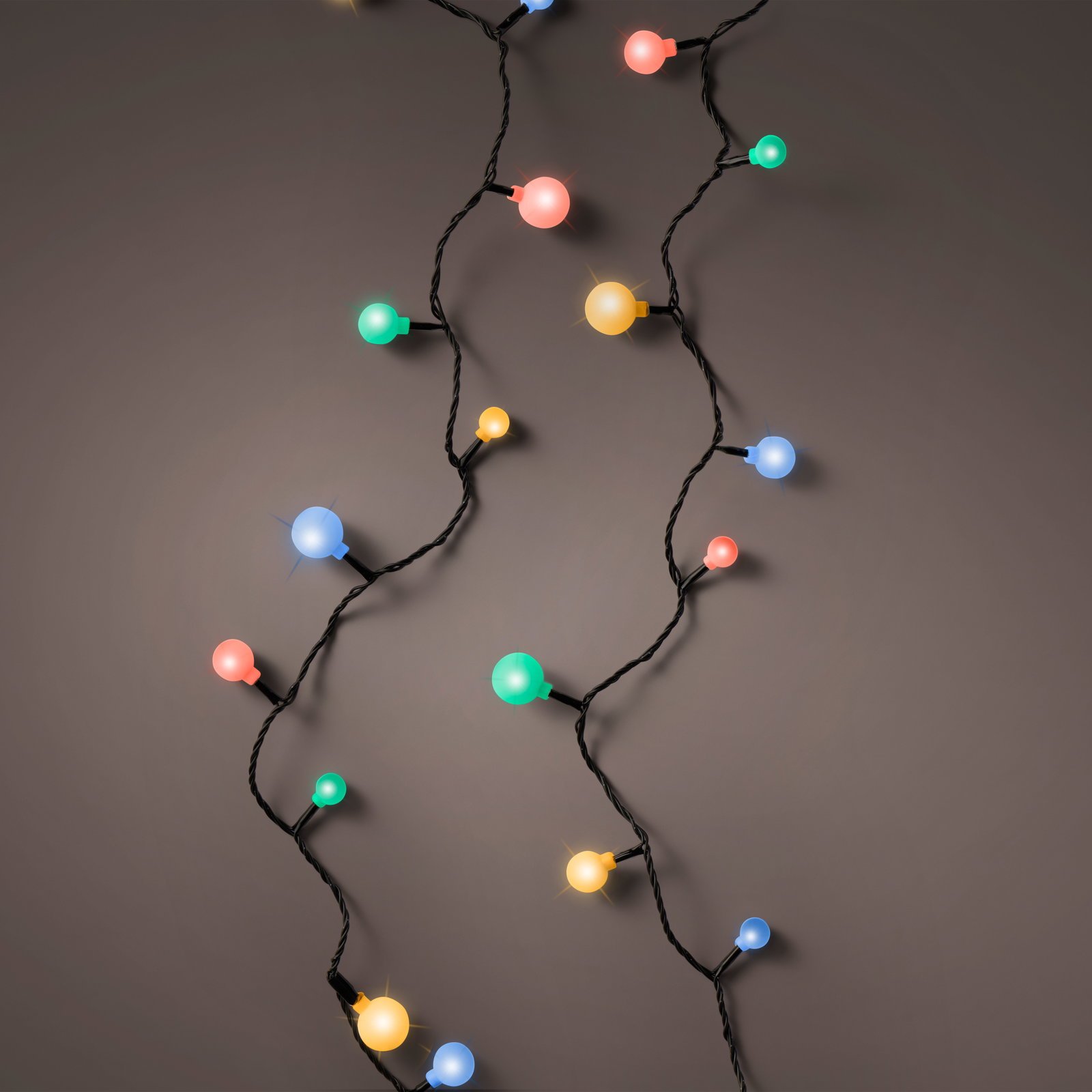 LED Kirschlichterkette, 120 bunte LEDs, Länge ca 9 Meter LED Kirschlichterkette, 120 bunte LEDs, Länge ca 9 Meter