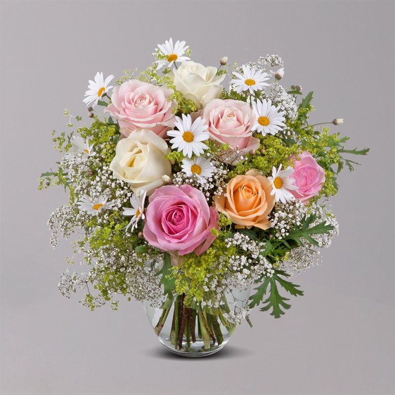 Blumenstrauß 'Du bist wunderbar' inkl. gratis Grußkarte