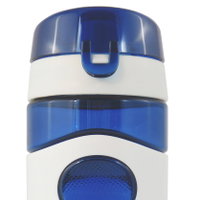 Trinkflasche 'Fresh', blau/weiß, ca. 720 ml