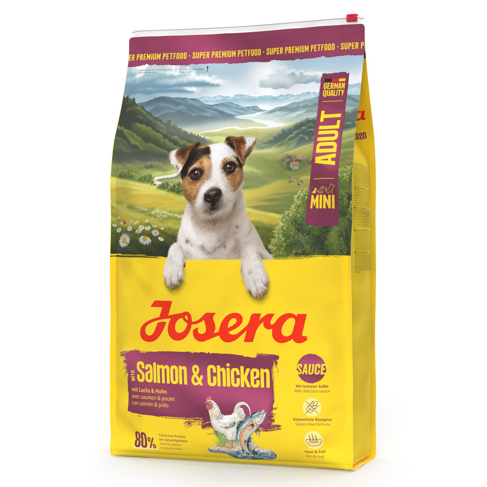 Josera Hundefutter Adult mit Lachs & Huhn, 10 kg Josera Hundefutter Adult mit Lachs & Huhn, 10 kg