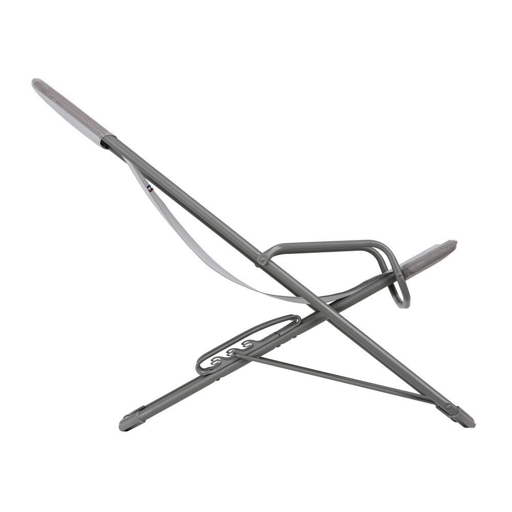 Lafuma Liegestuhl Transaswing Batyline ISO, terre