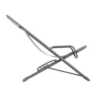 Lafuma Liegestuhl Transaswing Batyline ISO, terre