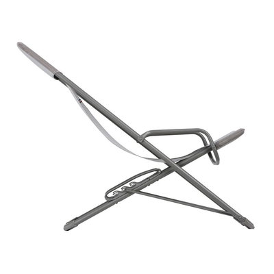 Lafuma Liegestuhl Transaswing Batyline ISO, terre