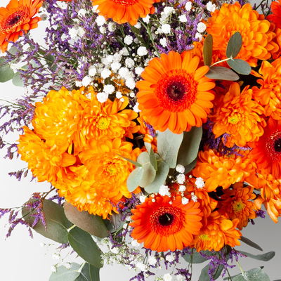 Blumenstrauß 'Rotterdam', handgebunden