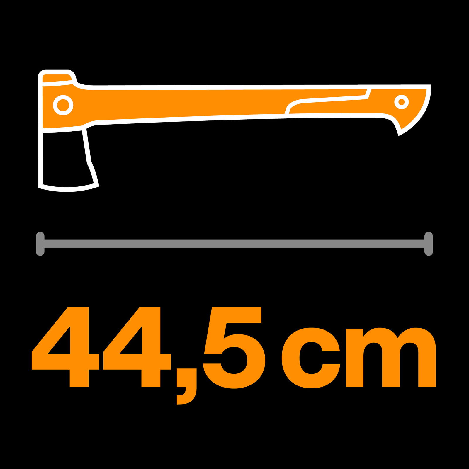 Fiskars Axt X-series X18 Universal- Axt S Klinge