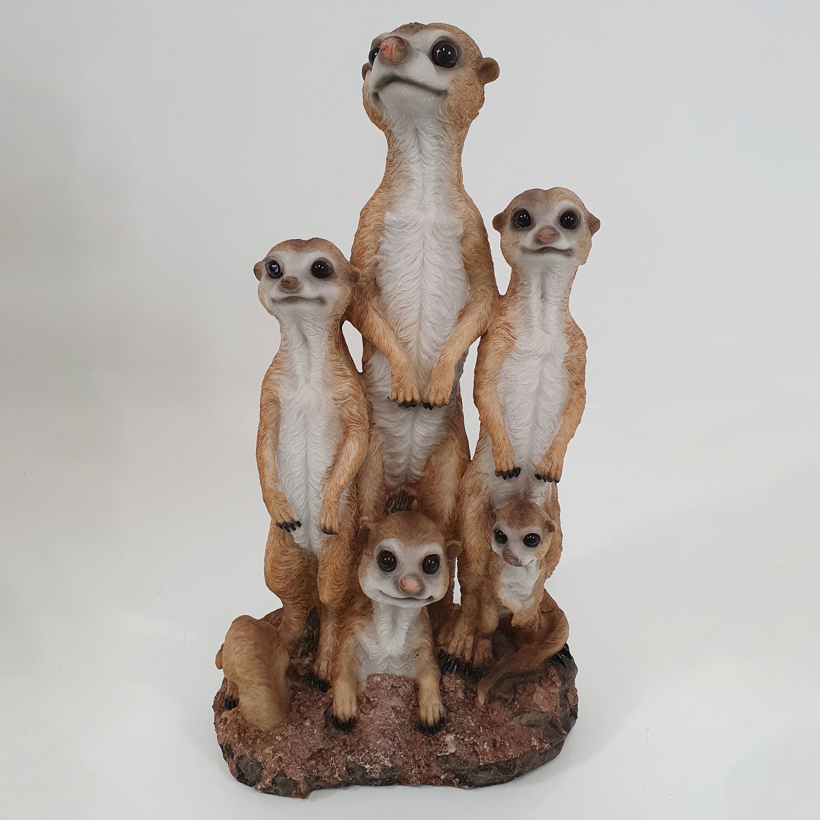 Dekofigur Erdmännchen-Familie, Höhe ca. 39 cm