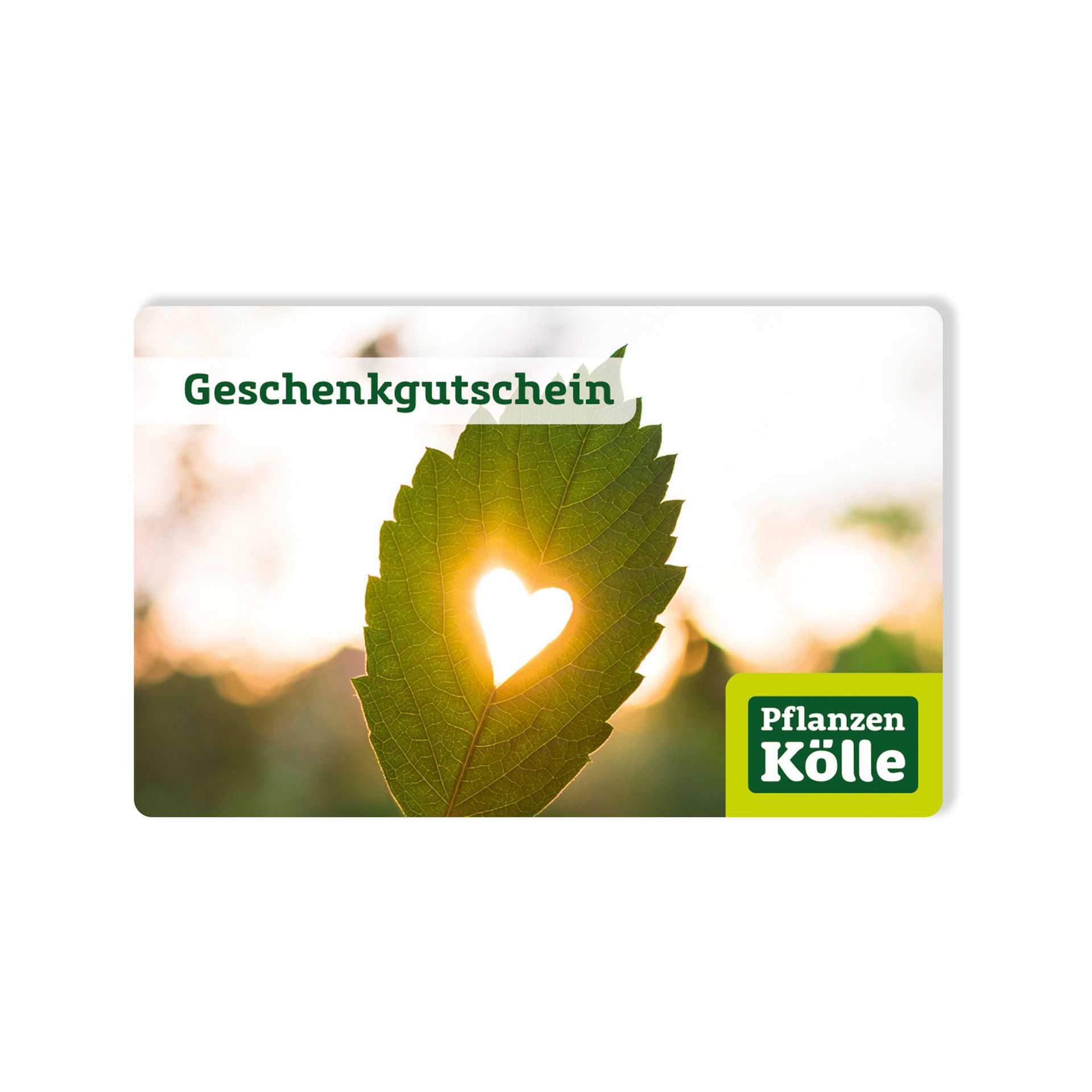 GutscheinKarte 'Blatt'