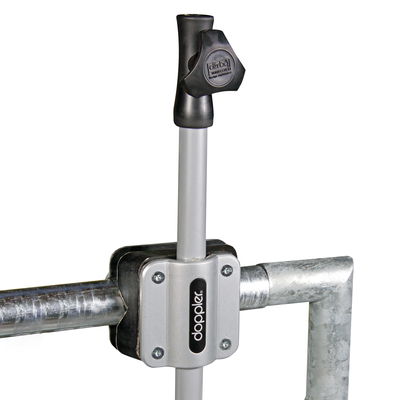 Doppler Balkonklammer 'Vario XL' für Ø ca. 3,3 bis 4,8 cm, schwarz