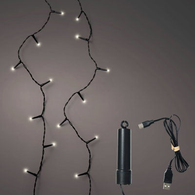 LED Lichterkette 'Twinkle Ricelight', warmweiß, 100 LEDs, Länge ca. 7,4 m LED Lichterkette 'Twinkle Ricelight', warmweiß, 100 LEDs, Länge ca. 7,4 m