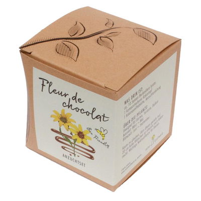 Anzuchtset Fleur de Chocolat, Saatgut und Anzuchterde inklusive Anzuchtset Fleur de Chocolat, Saatgut und Anzuchterde inklusive
