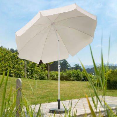 Mittelstockschirm 'Ibiza', Ø 240 cm, natur Mittelstockschirm 'Ibiza', Ø 240 cm, natur